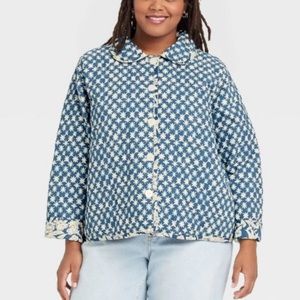 NWT Universal Thread Quilted Women’s Plus Size Jacket, Sz 3X